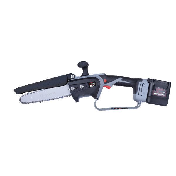 Tronçonneuse - élagueuse électrique pour professionnel sur batterie.